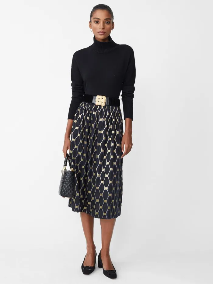 JMcLaughlin Daisy Velvet Belt Black Women Belts JMcLaughlin Daisy Velvet Belt Black Women Belts