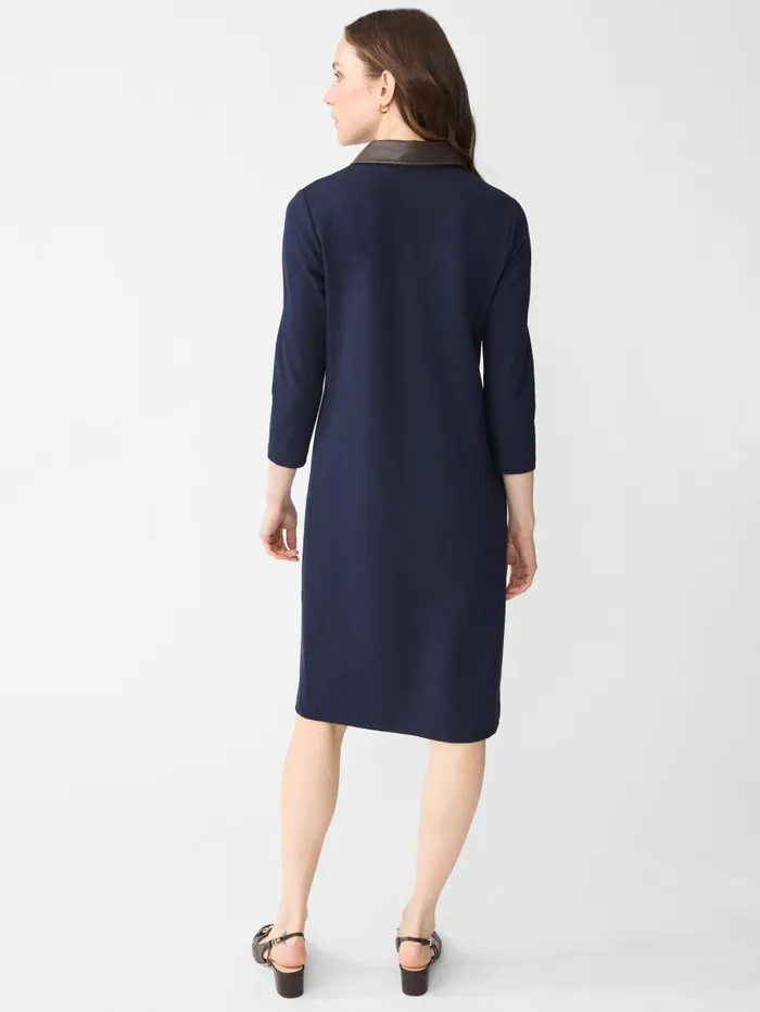 JMcLaughlin Falcon Dress Winter Navy Women Dresses JMcLaughlin Falcon Dress Winter Navy Women Dresses