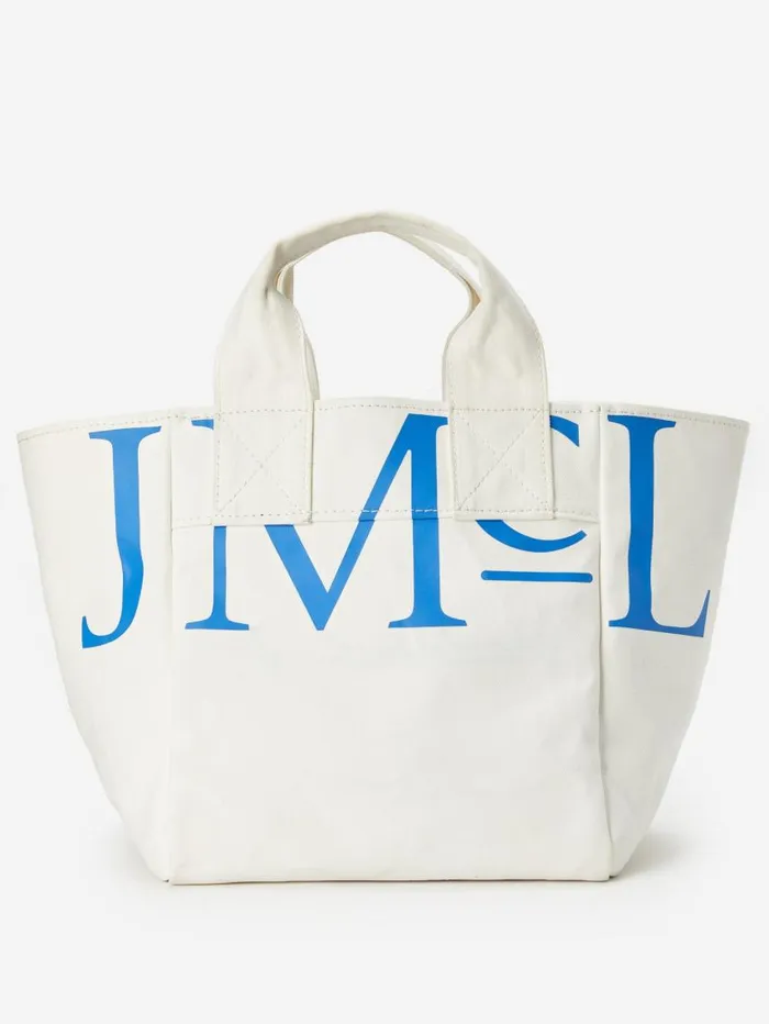 JMcLaughlin JMcLaughlin Logo Tote Bag Off White WomenMen Totes