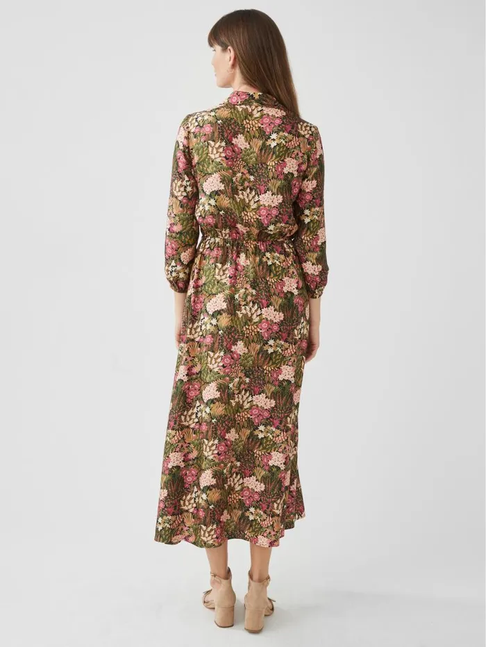 JMcLaughlin Mollie Dress In Verdant Garden Olivekhaki Women Dresses JMcLaughlin Mollie Dress In Verdant Garden Olivekhaki Women Dresses