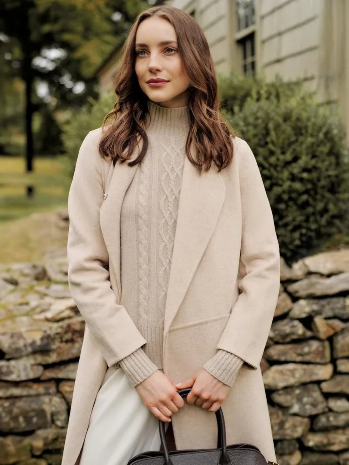 JMcLaughlin Normandy Sweater Light Taupe Women Sweaters JMcLaughlin Normandy Sweater Light Taupe Women Sweaters
