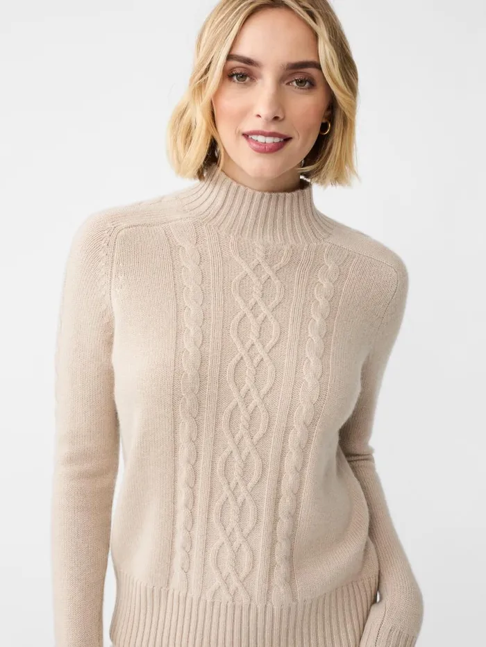 JMcLaughlin Normandy Sweater Light Taupe Women Sweaters JMcLaughlin Normandy Sweater Light Taupe Women Sweaters