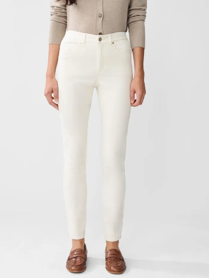 JMcLaughlin Watson Velvet Jeans Egret White Women Pants JMcLaughlin Watson Velvet Jeans Egret White Women Pants