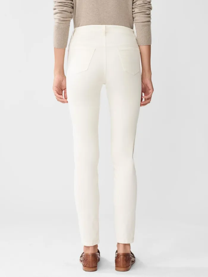 JMcLaughlin Watson Velvet Jeans Egret White Women Pants JMcLaughlin Watson Velvet Jeans Egret White Women Pants