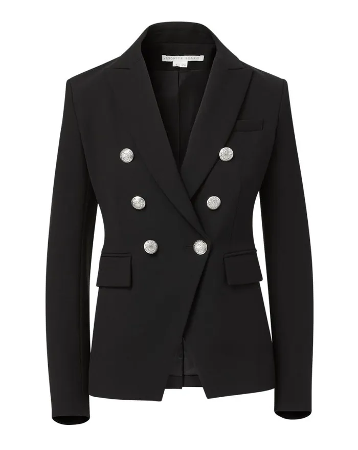 Jackets and Outerwear ShopJackets Veronica Beard Miller Dickey Jacket Black With Gold Buttons
