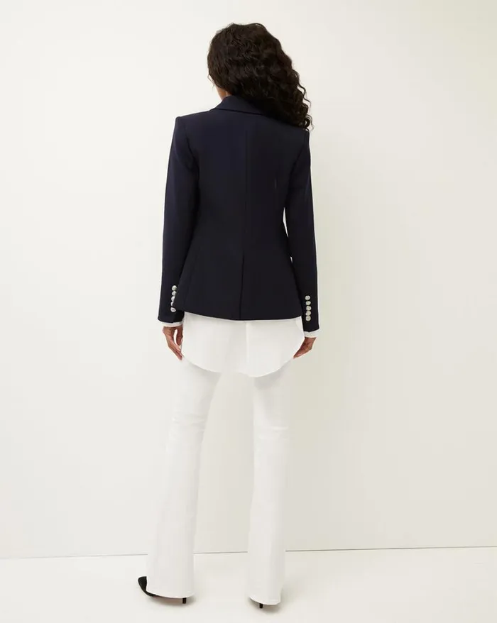 Jackets and Outerwear ShopJackets Veronica Beard Miller Dickey Jacket Black With Gold Buttons