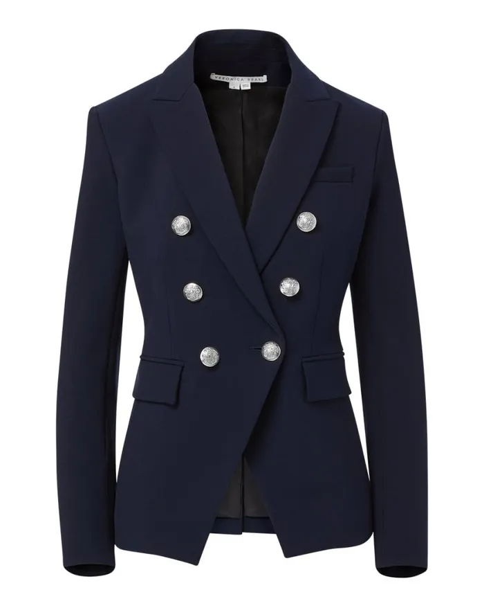 Jackets and Outerwear ShopJackets Veronica Beard Miller Dickey Jacket Black With Gold Buttons