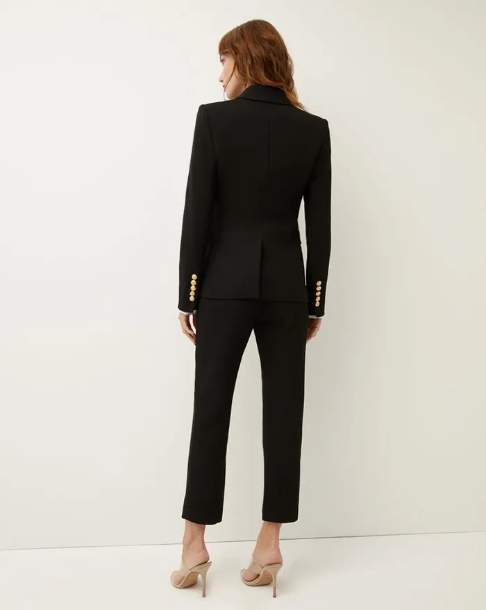 Jackets and Outerwear ShopJackets Veronica Beard Miller Dickey Jacket Black With Gold Buttons