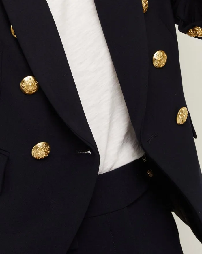 Jackets and Outerwear ShopJackets Veronica Beard Miller Dickey Jacket Black With Gold Buttons
