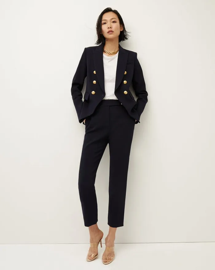 Jackets and Outerwear ShopJackets Veronica Beard Miller Dickey Jacket Black With Gold Buttons