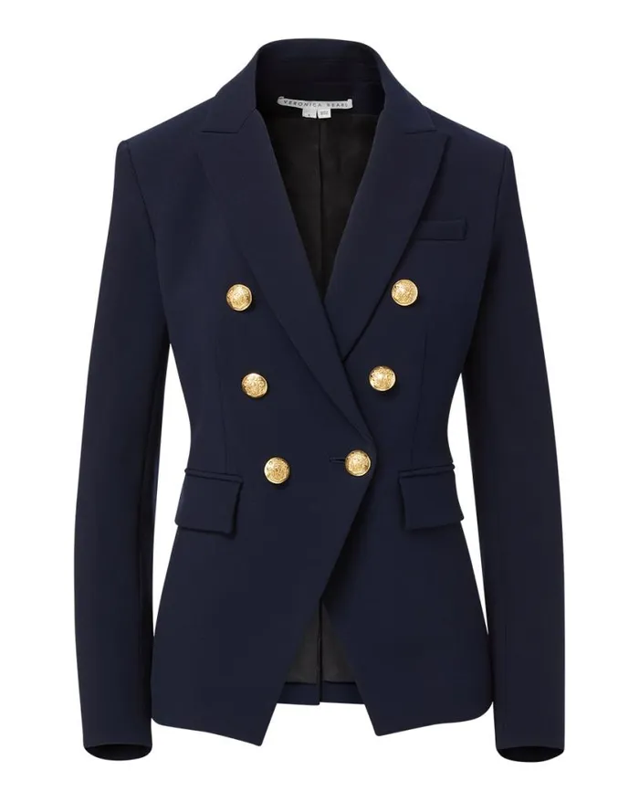 Jackets and Outerwear ShopJackets Veronica Beard Miller Dickey Jacket Black With Gold Buttons