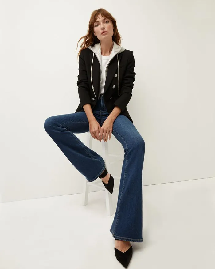 Jackets and Outerwear ShopJackets Veronica Beard Miller Dickey Jacket Black With Gold Buttons