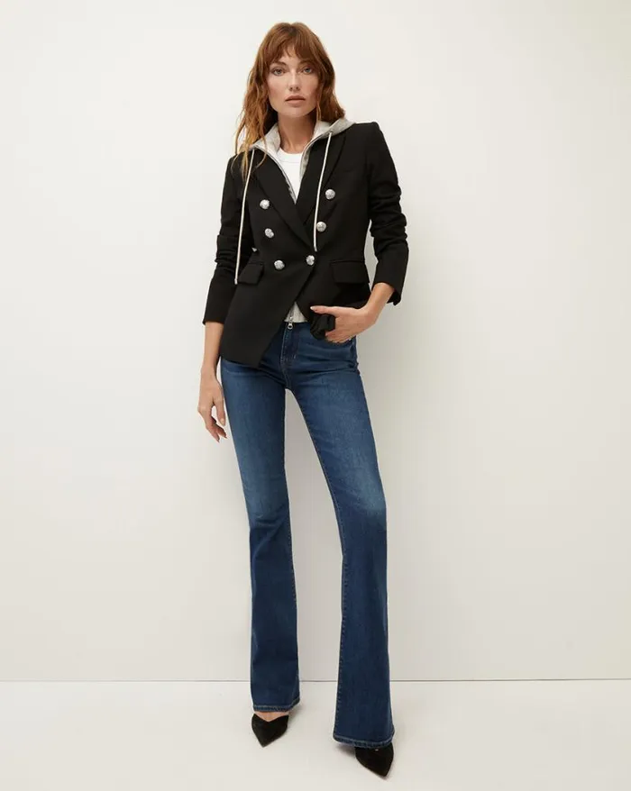 Jackets and Outerwear ShopJackets Veronica Beard Miller Dickey Jacket Black With Gold Buttons