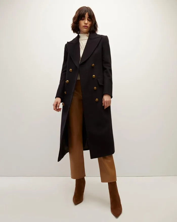 Jackets and Outerwear ShopJackets Veronica Beard Nalida Dickey Coat Navy