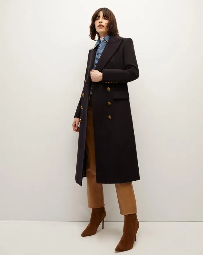 Jackets and Outerwear ShopJackets Veronica Beard Nalida Dickey Coat Navy