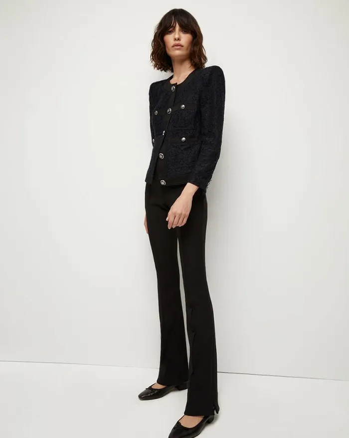 Jackets and Outerwear Shop Veronica Beard Ferazia Lace Jacket Marineblack