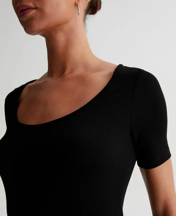 Jaxon Scoop True Black Women AG Jeans Tops and Shirts Jaxon Scoop True Black Women AG Jeans Tops and Shirts