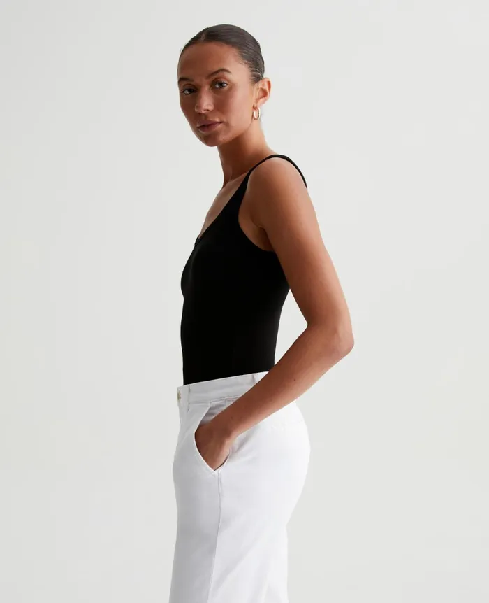 Jaxon Tank True Black Women AG Jeans Tees and Tanks Jaxon Tank True Black Women AG Jeans Tees and Tanks