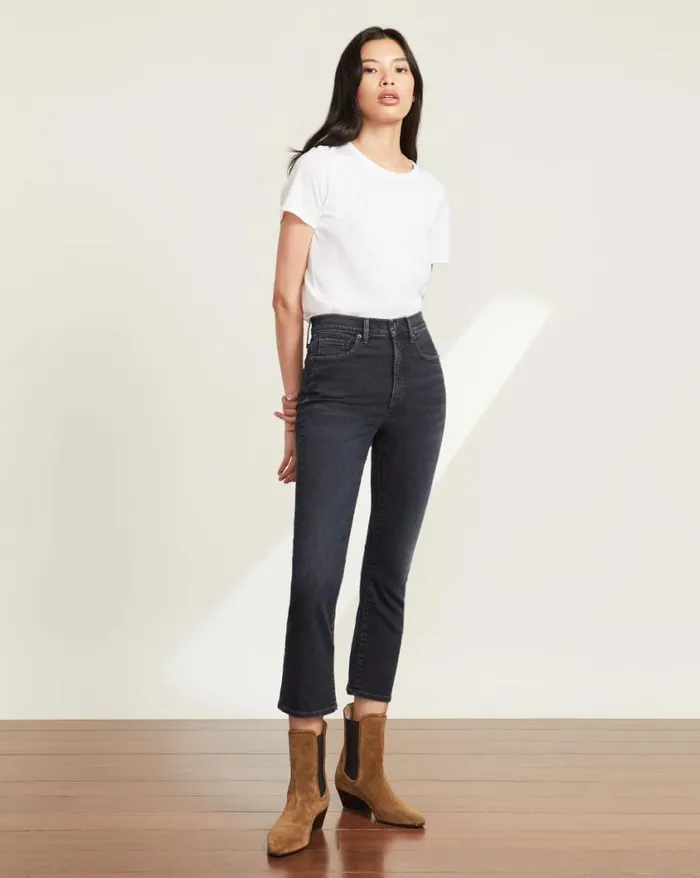 Jeans Shop Veronica Beard Carly KickFlare Jean Dark Ink