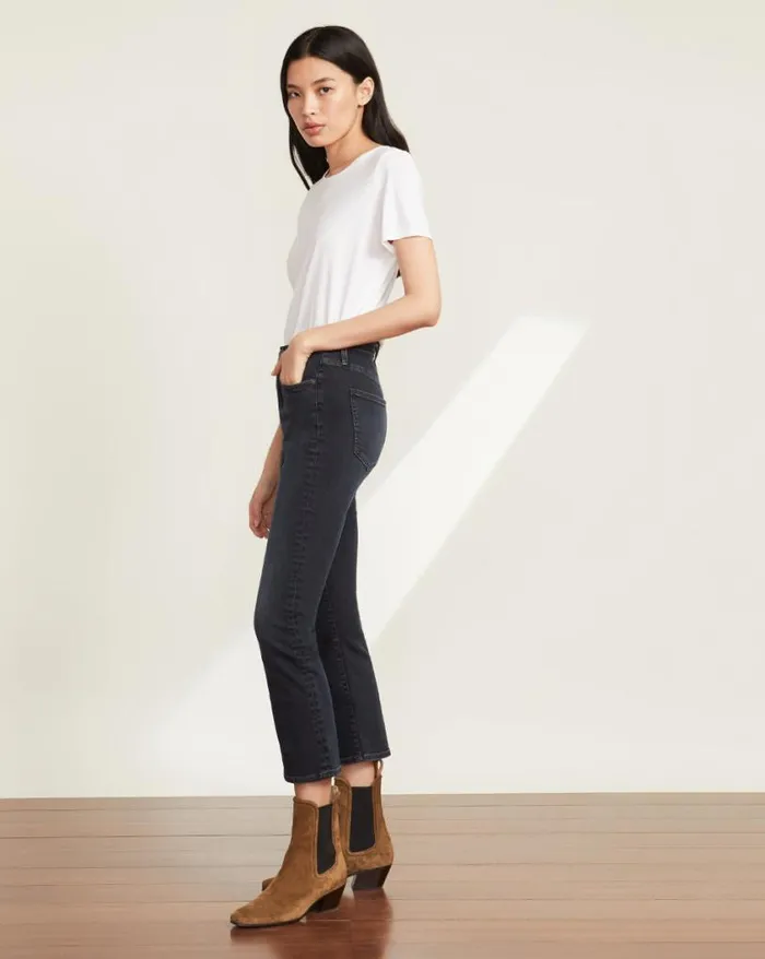 Jeans Shop Veronica Beard Carly KickFlare Jean Dark Ink