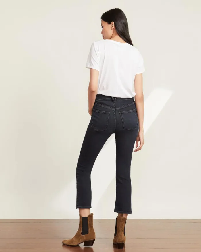 Jeans Shop Veronica Beard Carly KickFlare Jean Dark Ink
