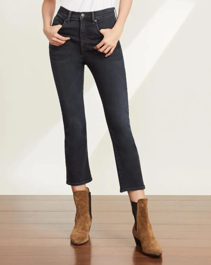 Jeans Shop Veronica Beard Carly KickFlare Jean Dark Ink
