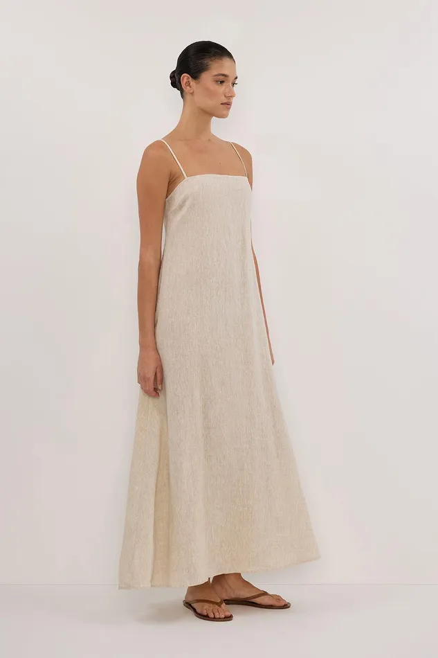 JEM NATURAL LINEN MAXI DRESS Women DISSH Maxi Dresses