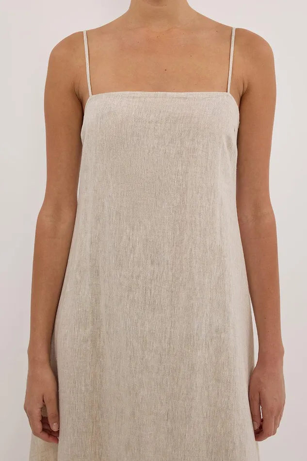 JEM NATURAL LINEN MAXI DRESS Women DISSH Maxi Dresses