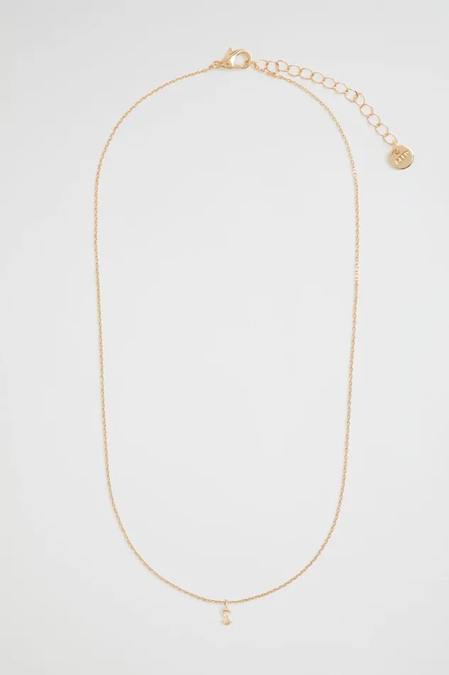 Jewellery Woman Seed Heritage Gold Initial Necklace S