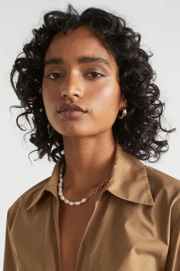 Jewellery Woman Seed Heritage Pearl Chain Necklace Gold