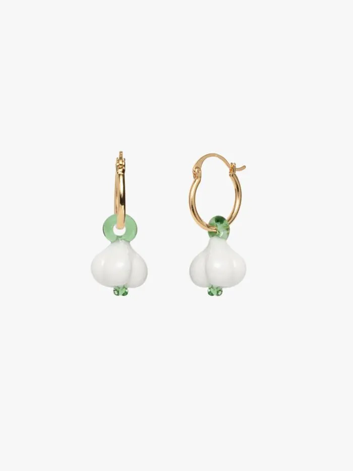 Jewelry Shop Lisa Says Gah Garlic Hoops