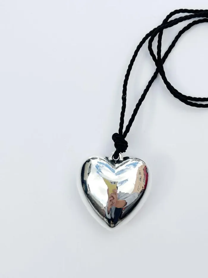 Jewelry Shop Lisa Says Gah Puffy Heart Necklace