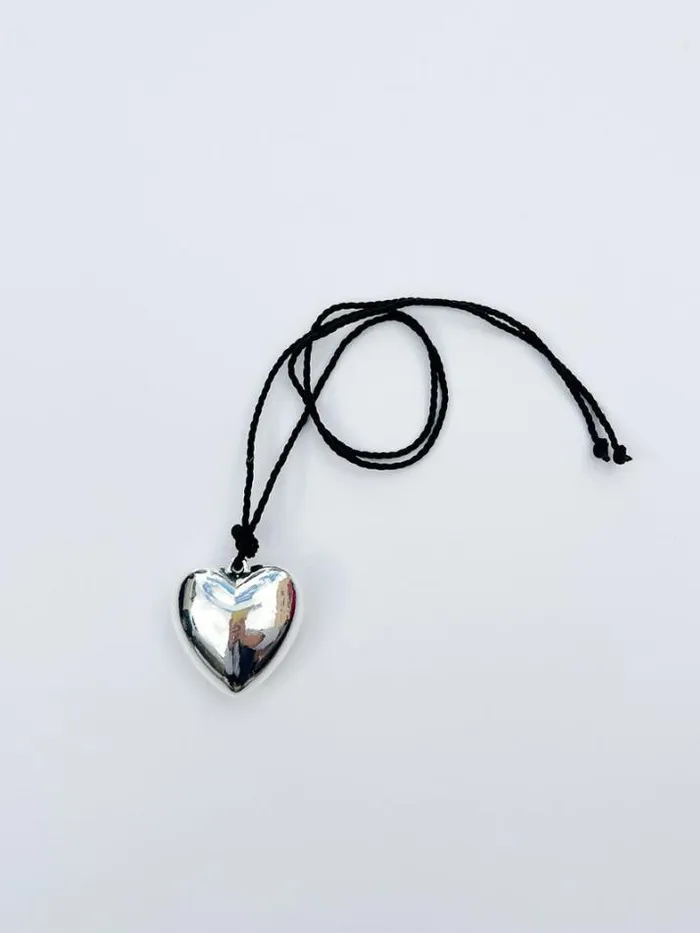 Jewelry Shop Lisa Says Gah Puffy Heart Necklace