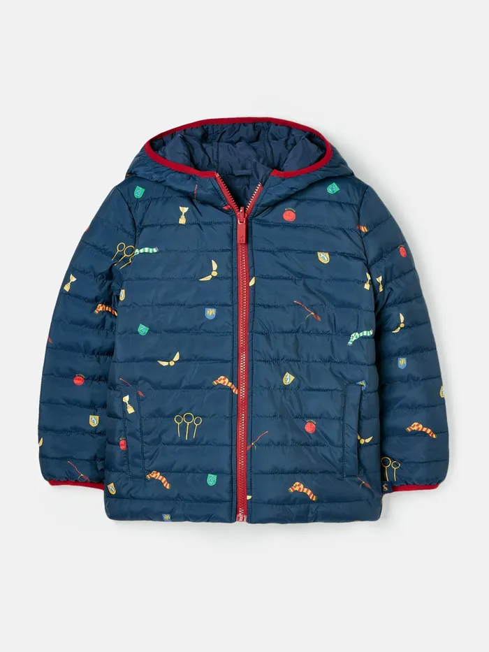 Joules Coats and Jackets Navy Blue Showerproof Reversible Coat 8211 GirlsBoys