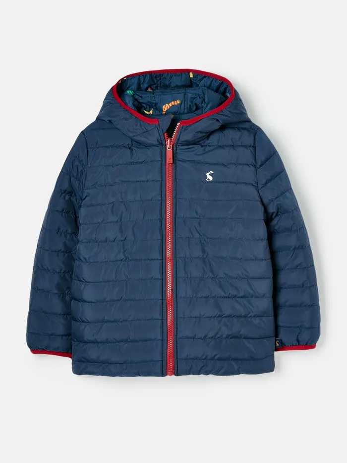 Joules Coats and Jackets Navy Blue Showerproof Reversible Coat 8211 GirlsBoys