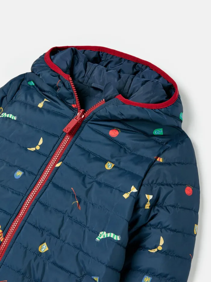 Joules Coats and Jackets Navy Blue Showerproof Reversible Coat 8211 GirlsBoys