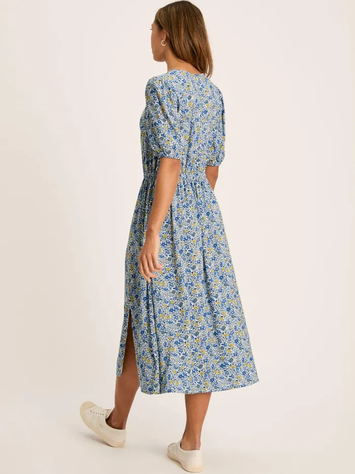 Joules Dresses Blue Button Down Midi Dress 8211 Women