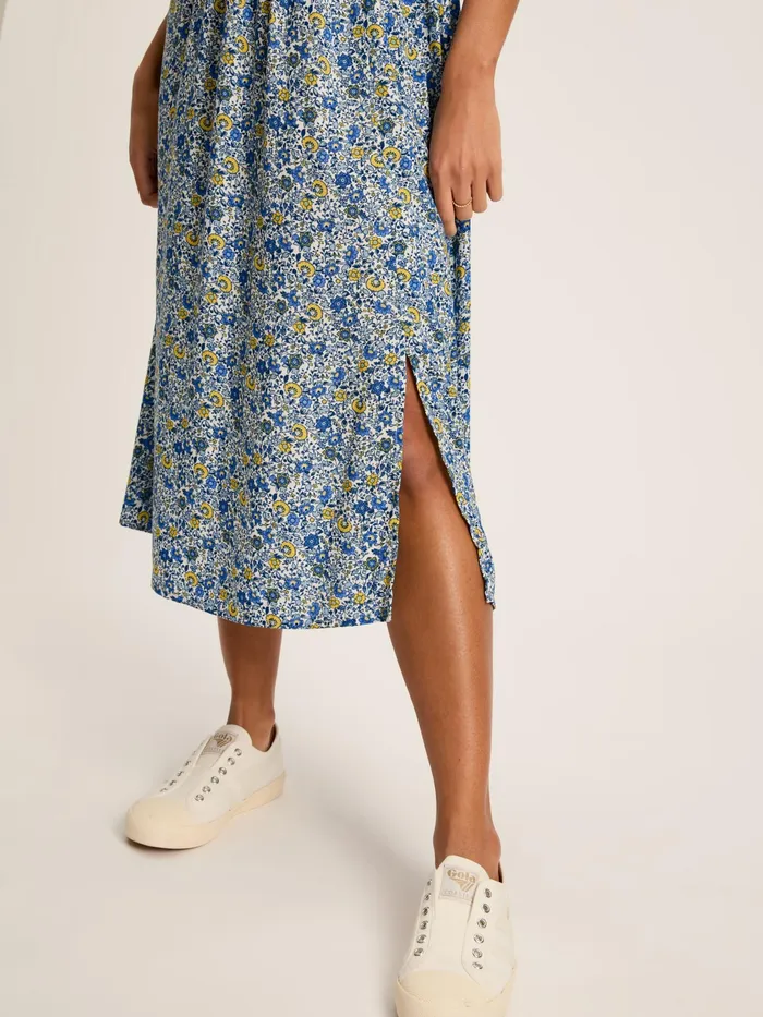 Joules Dresses Blue Button Down Midi Dress 8211 Women
