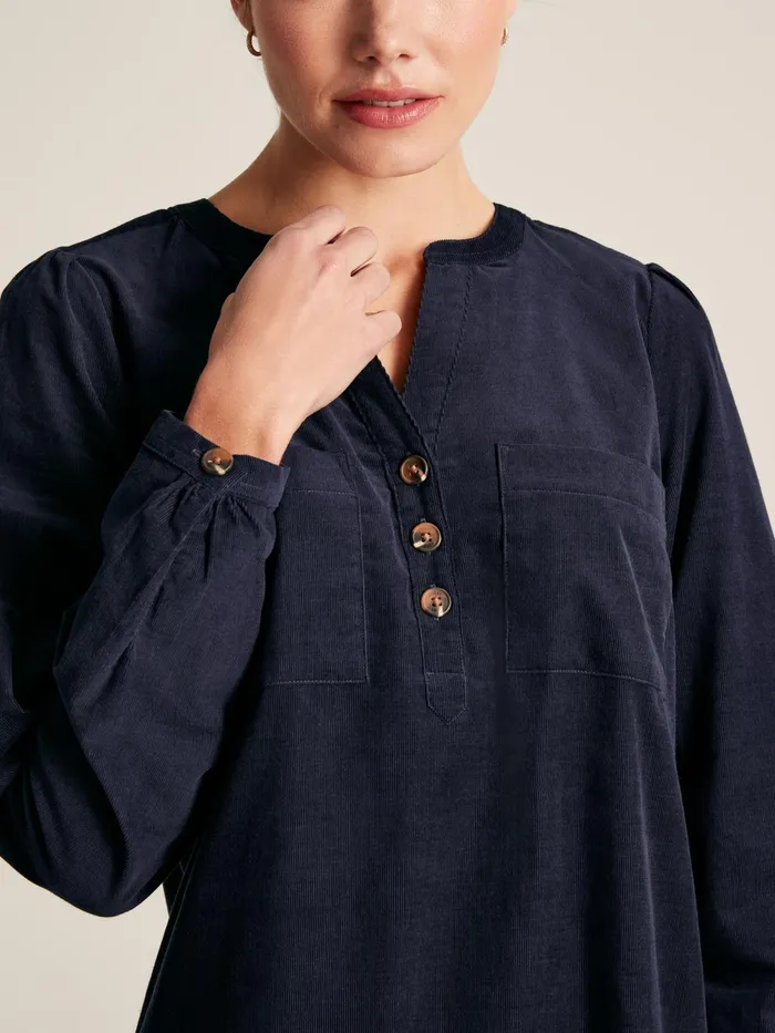 Joules Dresses Navy Corduroy Dress 8211 Women