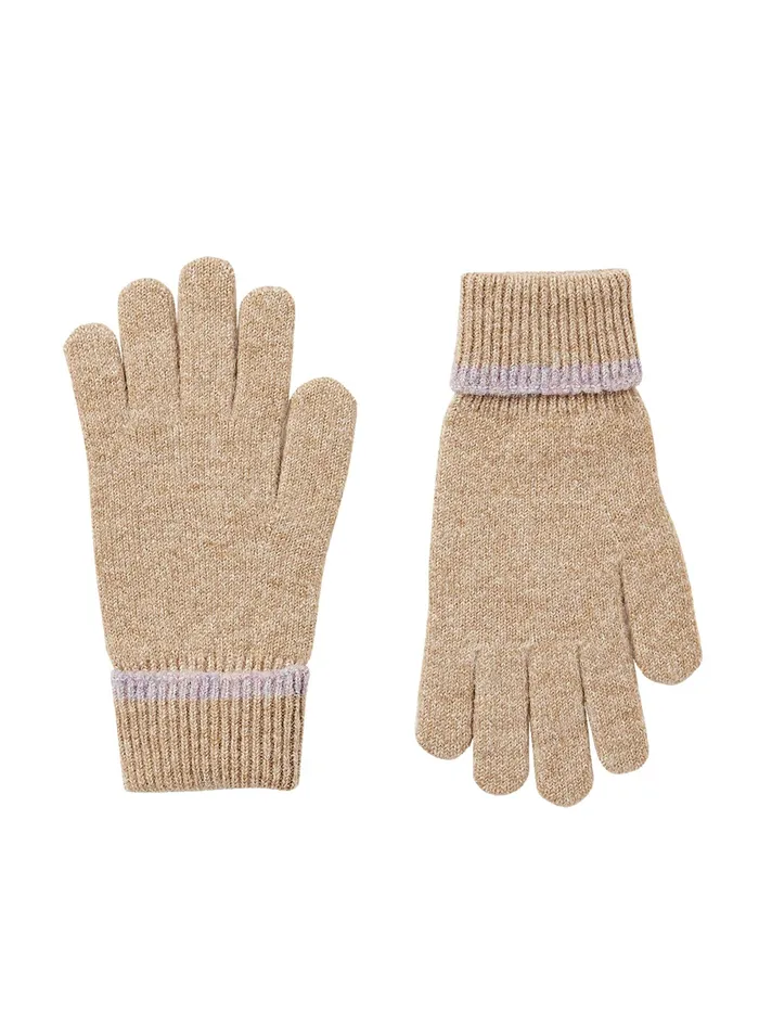 Joules Gloves Oat Knitted Gloves 8211 Women