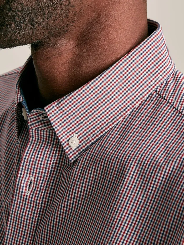 Joules Shirts Red Gingham Cotton Poplin Shirt 8211 Men