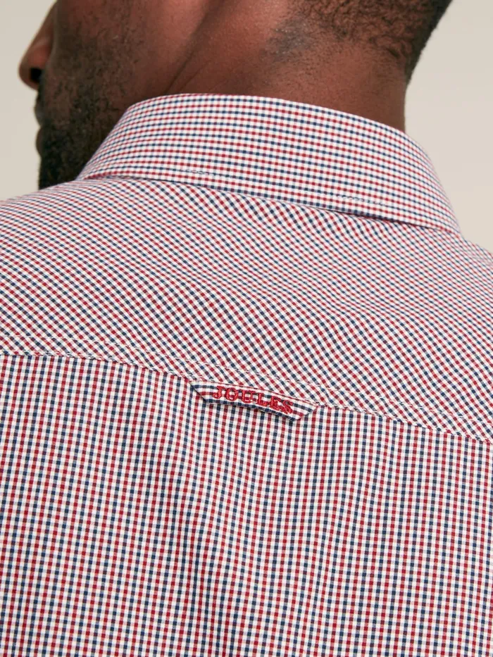 Joules Shirts Red Gingham Cotton Poplin Shirt 8211 Men