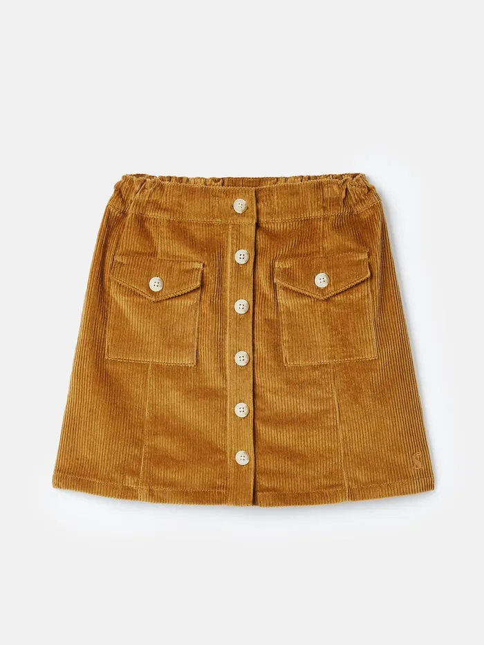 Joules Skirts Tan Kness Length Corduroy Skirt 8211 Girls