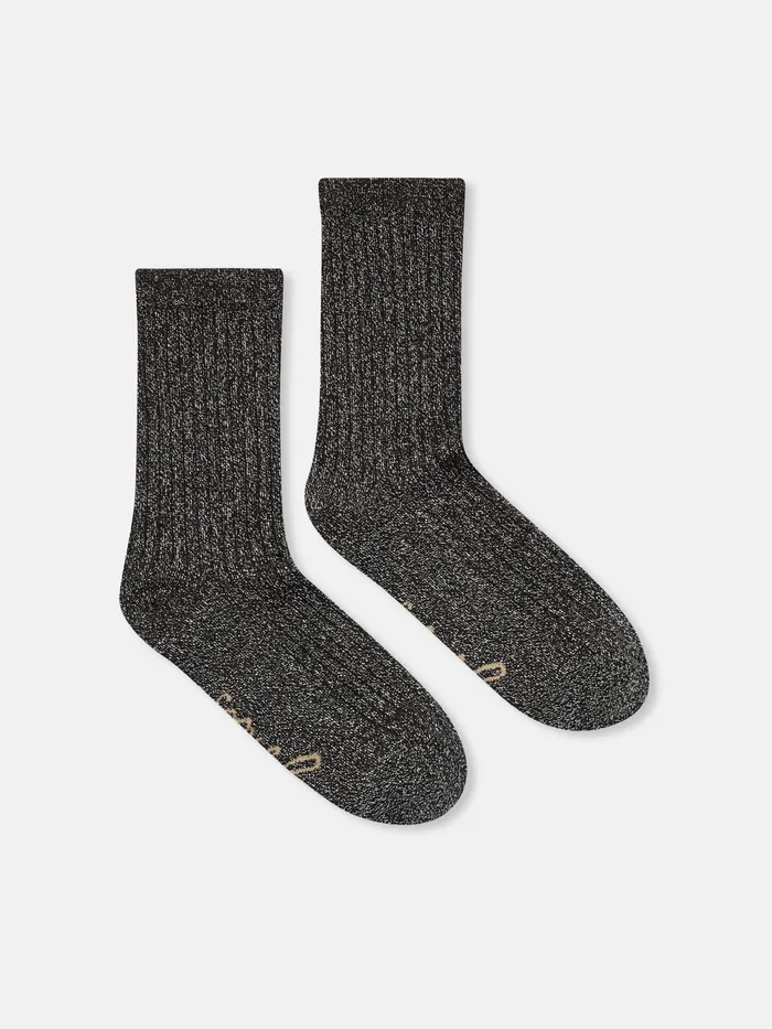 Joules Socks and Tights Black Glitter Ankle Socks 8211 Women