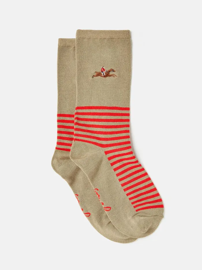 Joules Socks and Tights Brown Ankle Socks 8211 Women