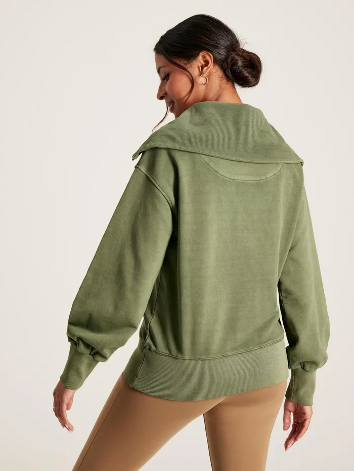 Joules Sweatshirts and Hoodies Green Pullover Sweatshirt 8211 Women