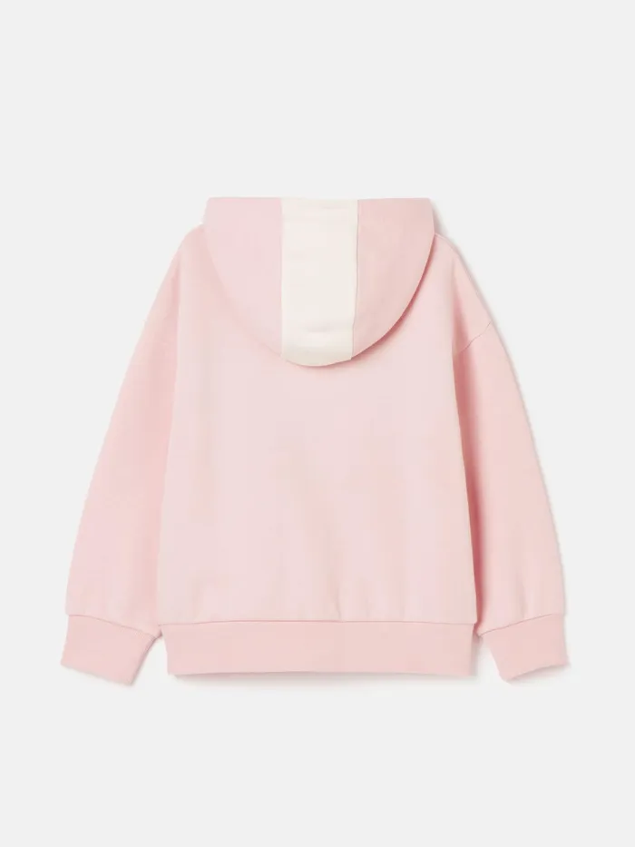 Joules Sweatshirts and Hoodies Pink Colourblock Hooded Sweatshirt 8211 Girls