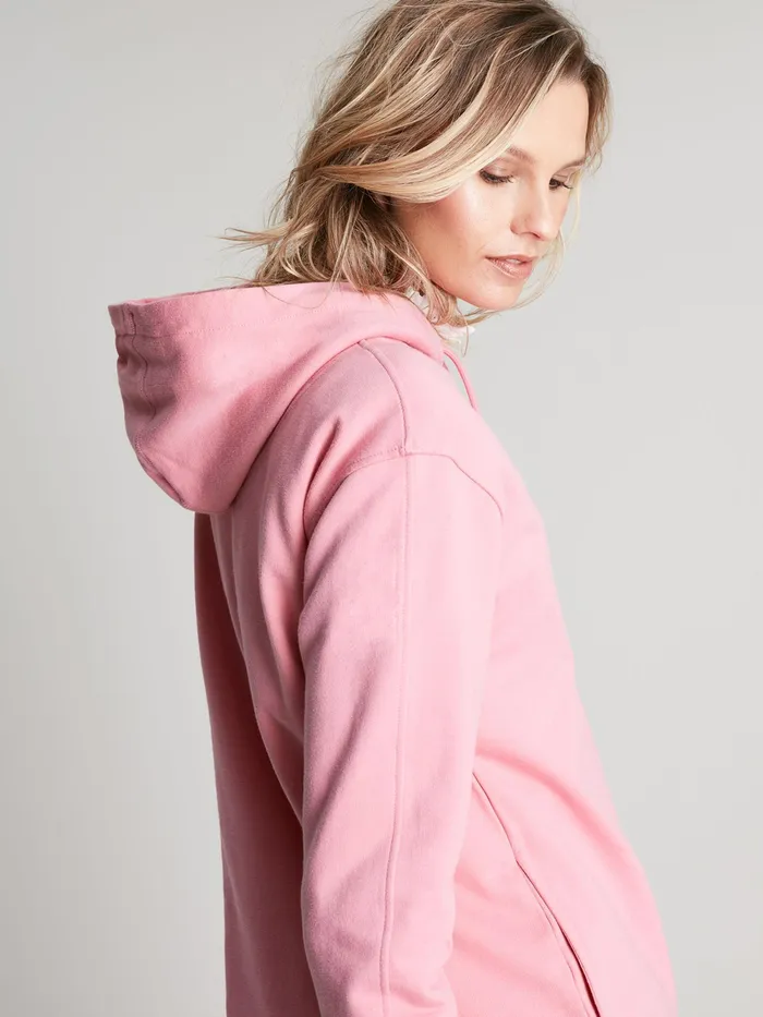 Joules Sweatshirts and Hoodies Pink Relaxed Hoodie 8211 Women