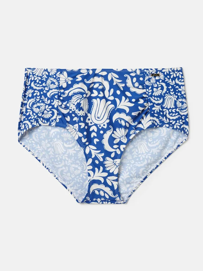 Joules Swimwear and Beachwear Blue Mosaic Bikini Bottoms 8211 Women