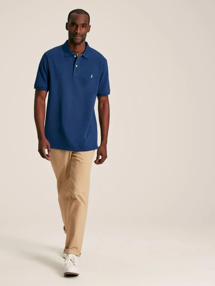 Joules Tops and Tshirts Blue Cotton Polo Shirt 8211 Men